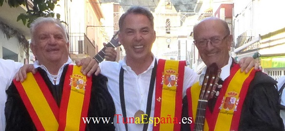 TunaEspaña-Don-Jose-Antonio-Roma-Riera-Don-Dudo-Don-Jesus-Marquez-Dism, canciones de tuna, Certamen tunas, Cancionero Tunas