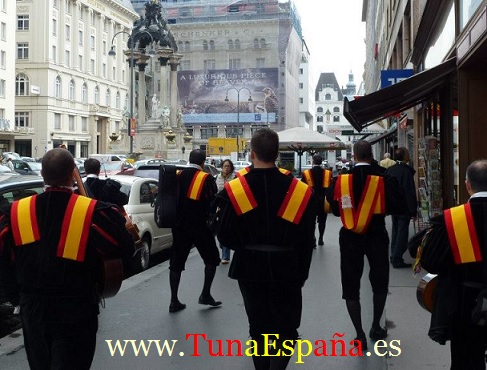 Tuna España , Tunas Universitarias, Tunas y estudiantinas, cancionero tuna, certamen Internacional Tuna Costa Calida, buen tunar, Viena