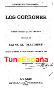 TunaEspaña, Bibliografia Tuna, Hemeroteca Tuna, gorrones, 01