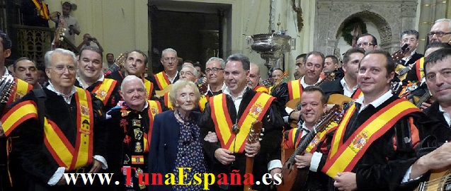 TunaEspaña, Catedral Murcia, cancionero tuna, tuna universitaria, Doña Pilar de la Cierva, canciones tuna, estudiantina