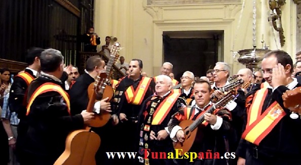 Tunas de España, Censo Tuna, Cancionero Tuna, Tuna Universitaria, Catedral Murcia, 13