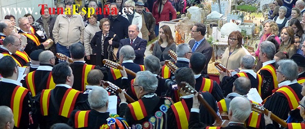TunaEspaña, Delegacion Gobierno, Inauguracion Belen, Juan Antonio Griñan, cancionero tuna dism