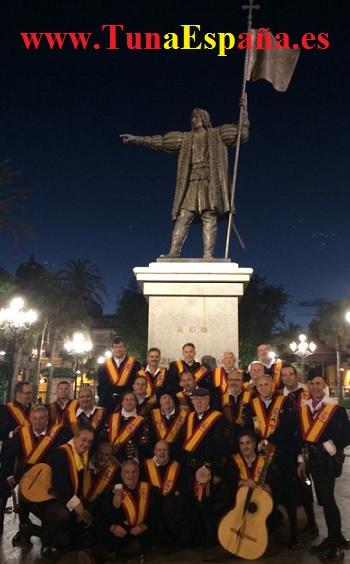 Tuna España, El Rocio, cristobal colon,Cancionero Tuna