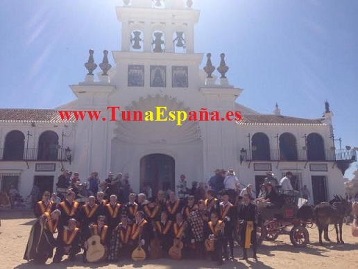 Tuna España, El Rocio, iglesia, Cancionero Tuna, Musica de tuna, tunaespaña
