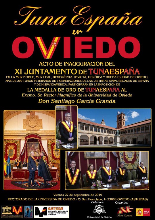 TunaEspa, Rector Universidad Oviedo, Carlos ESpinosa Celdran, Don Dudo, Santiago Garcia Granda
