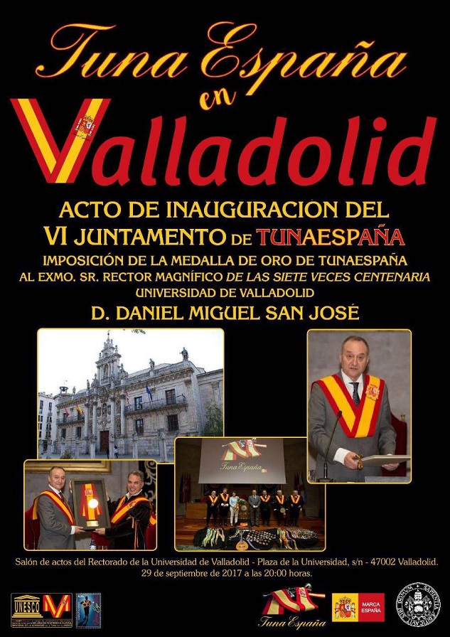 TunaEspaña, Carlos Espinosa Celdran, DonDudo, Don Dudo, Rector Universidad de Valladolid, Tuna España