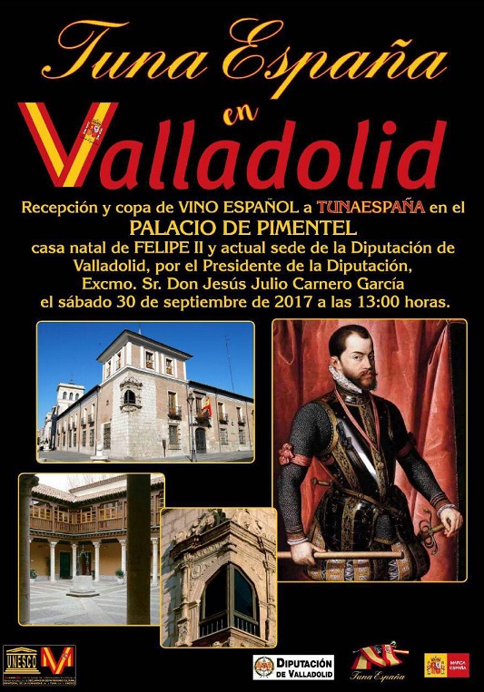 TunaEspaña, Don Dudo, Carlos Espinosa Celdran, Palacio Pimentel, Felipe II, Valladolid,Dism