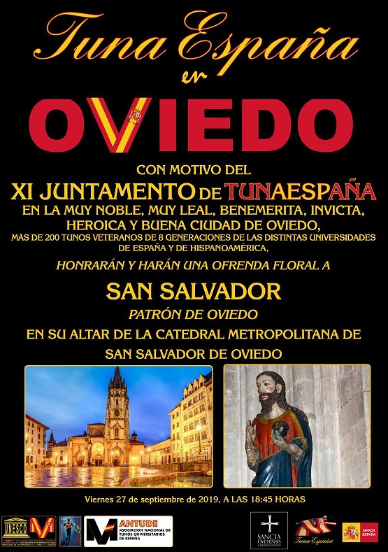 juntamento-tunaespaña-oviedo-homenaje-patron-San-SAlvador-don-dudo-carlos-espinosa-celdran