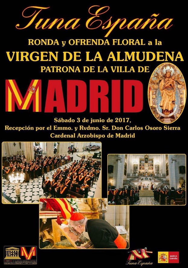 TunaEspaña, Don Dudo, DonDudo, Carlos Espinosa Celdran, virgen de la almudena, cardenal arzobispo de madrid carlos osoro BORRADO