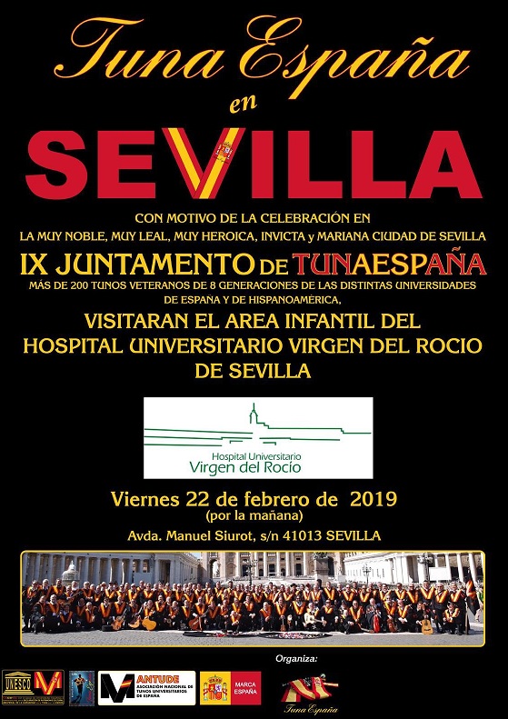 TunaEspaña,Hospital Virgen del Rocio,juntamento, Carlos Espinosa Celdrán , Sevilla