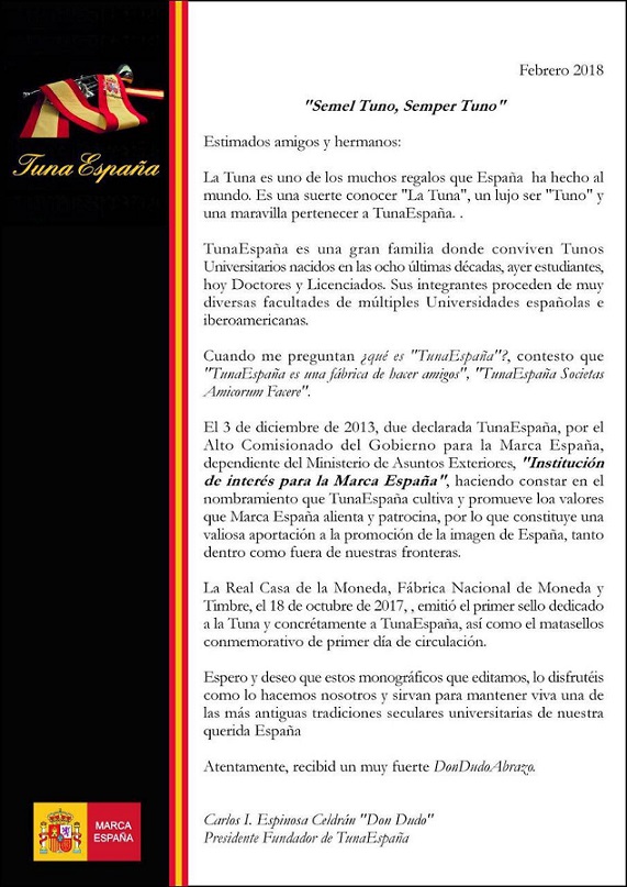 TunaEspaña Don Dudo, Carlos Espinosa Celdran,Monografico,