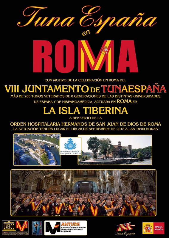 TunaEspaña, Isla Tiberina, San Juan de Dios Roma, Don Dudo