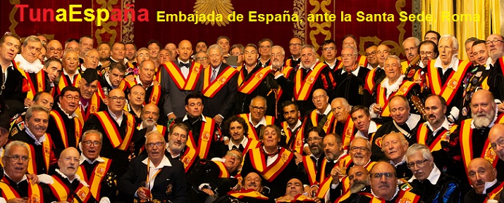 TunaEspaña, Don Dudo, Juntamento Roma, Embajada de España Santa SEde, Carlos I. Espinosa.jpg