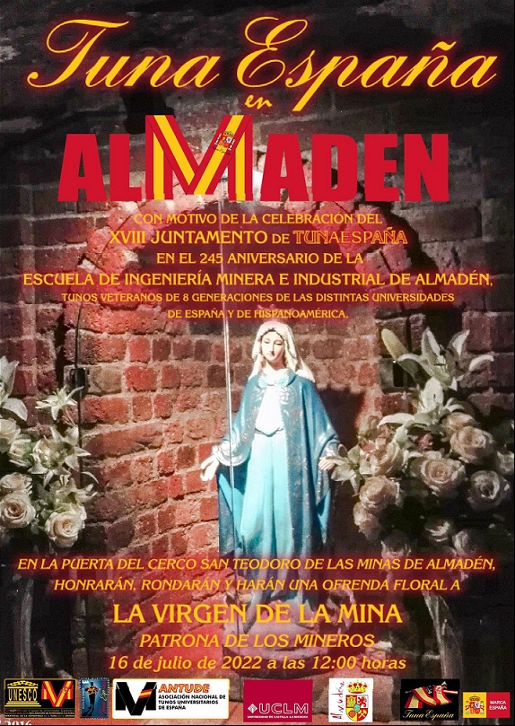 TunaEspaña , Juntamento Almaden, Virgen de la Mina