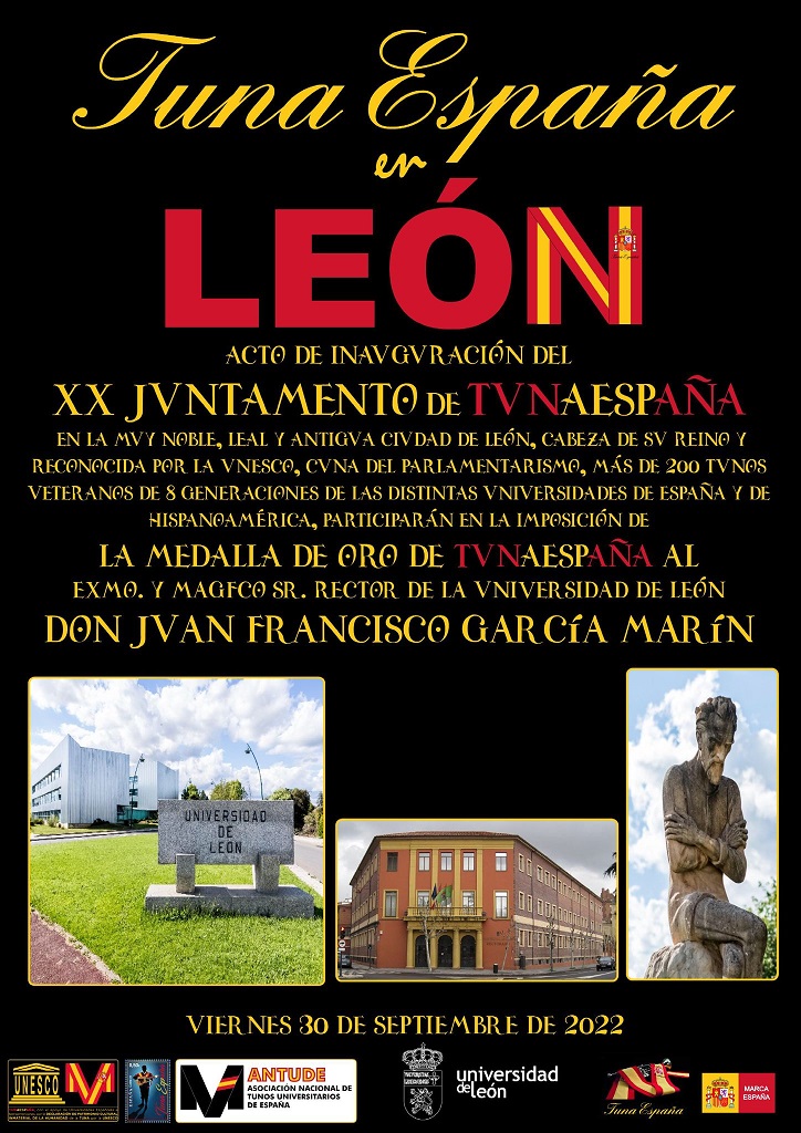 TunaEspaña-Juntamento-Leon, rector universidad de leon , Carlos Espinosa, DonDudo