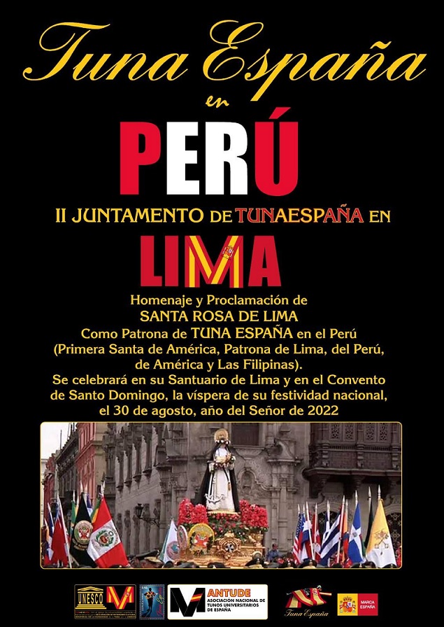TunaEspaña, Santa Rosa de Lima, Patrona de TunaEspaña en el Peru, DonDudo