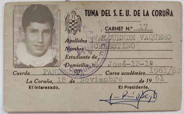 TunaEspaña, Padre de Don oso, Tuna SEU la Coruña 1961