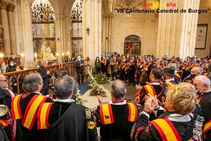 Carlos Espinosa Celdran, TunaEspaña, DonDudo, Fundacion VIII Centenario Catedral Burgos, 800 aniversario , juntamento TunaEspaña