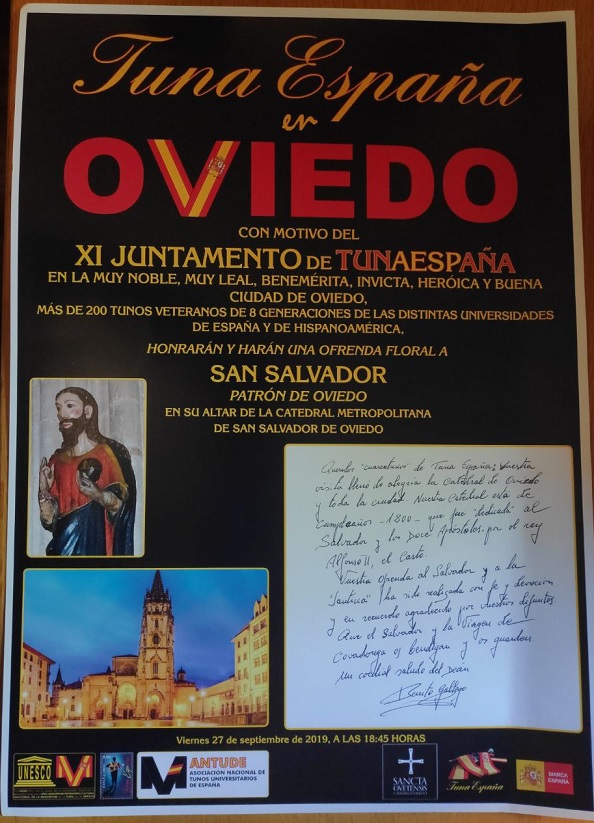 TunaEspaña Catedral Oviedo, DonDudo, Carlos Espinosa Celdran